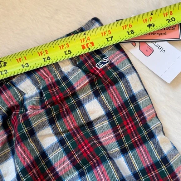 NWT Vineyard Vines Women’s Green and Plaid Pajama Set / Bundle - Picture 5 of 7